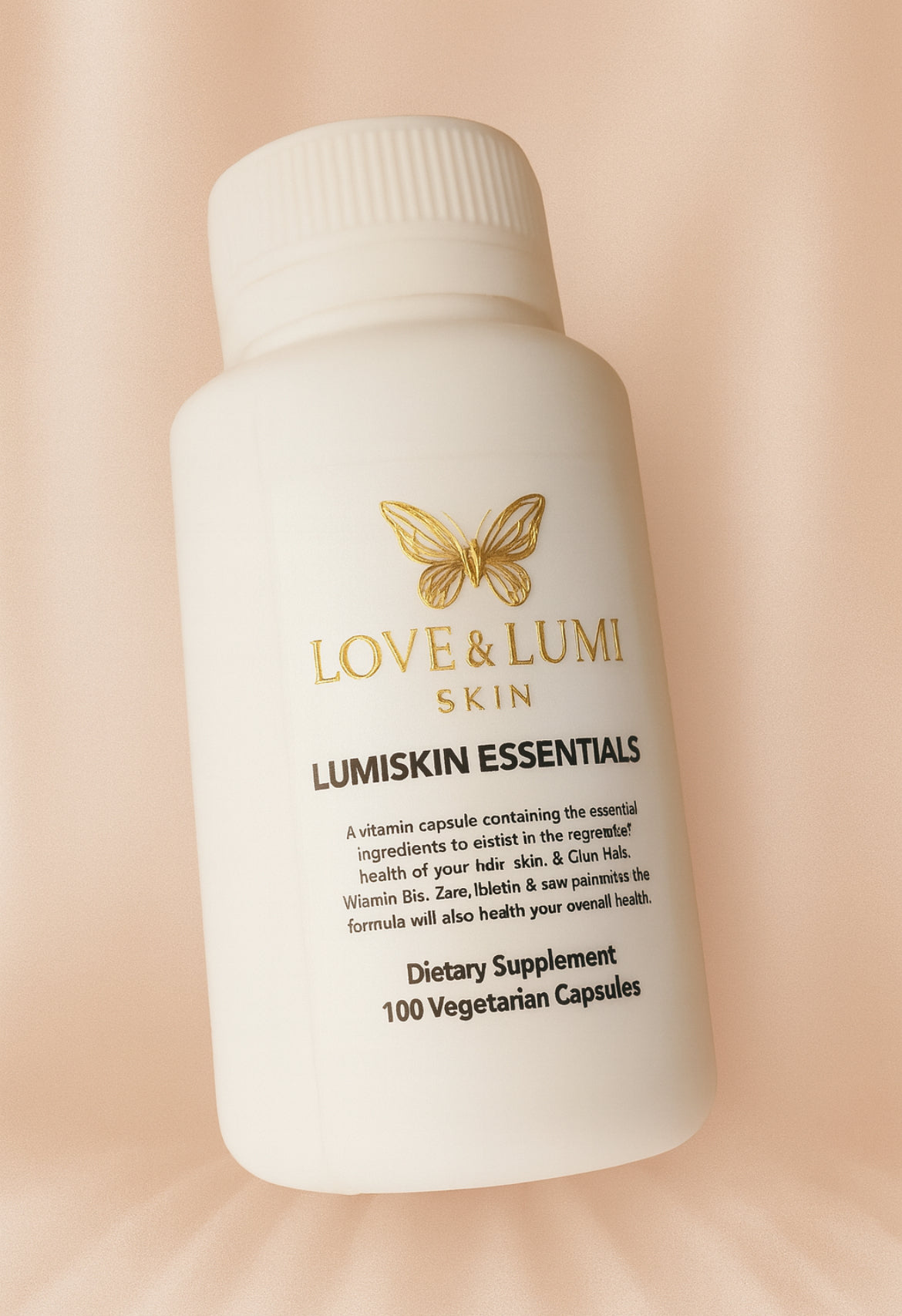 Love & Lumi Skin Essentials Beauty Supplement - Premium Skin Vitamins - 100 Capsules