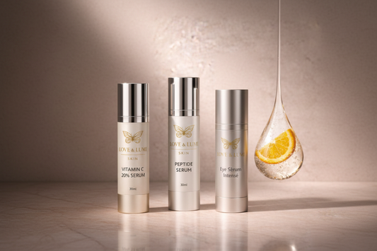 The Glow Edit — Three Serums with Droplet